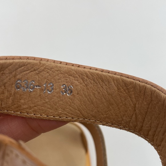 HZM Pink & Green Triple-Strap Leather Gladiator Sandal Size 6 (EU36) - Picture 8 of 12